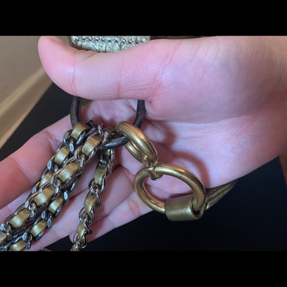 Chanel Gabrielle Embossed Croc Size Small - Picture 10 of 11